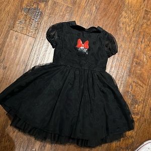 Disney black collared Minnie Mouse dress
